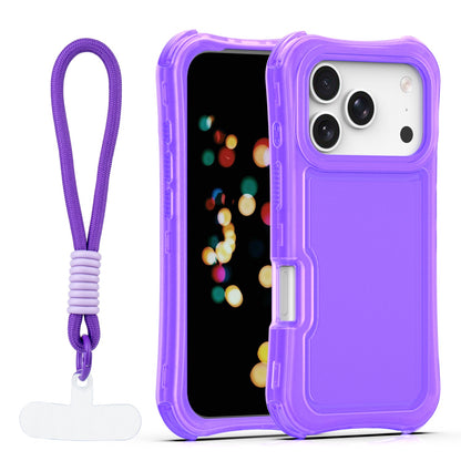 Ovitek Safepop s paščkom za iPhone 17 Pro 6,3" vijolična