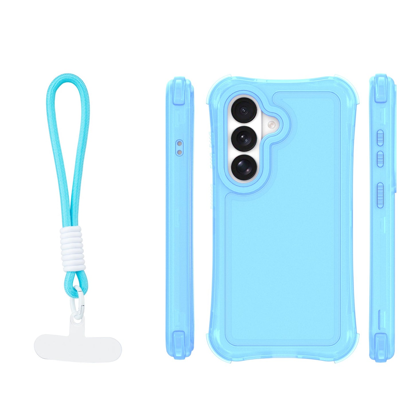 Ovitek Safepop s paščkom za Samsung Galaxy S26 modra