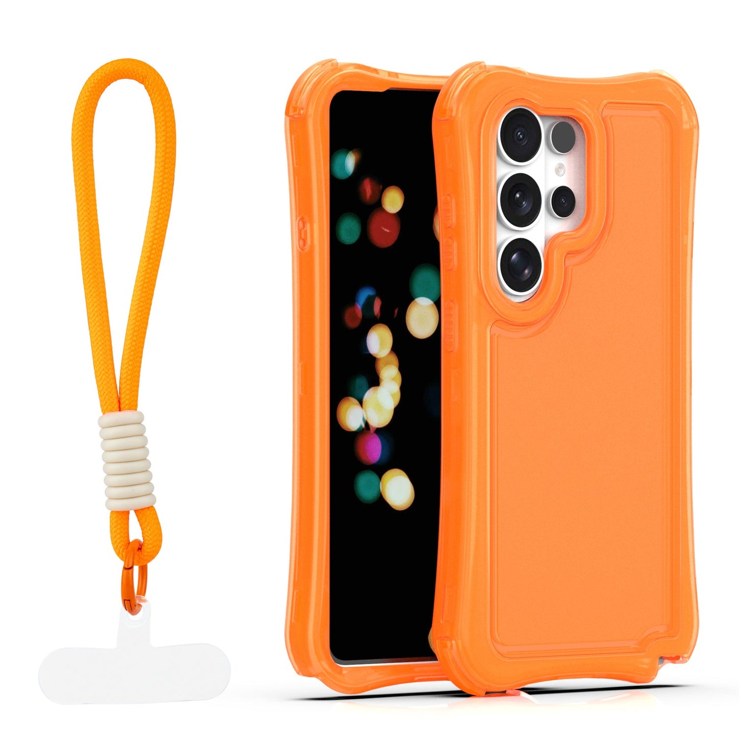 Ovitek Safepop s paščkom za Samsung Galaxy S26 Ultra oranžna