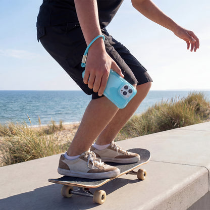 Ovitek Safepop s paščkom za Samsung Galaxy S26 Ultra modra