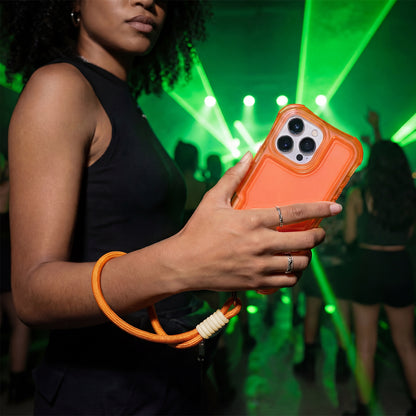Ovitek Safepop s paščkom za Samsung Galaxy S26 Plus oranžna