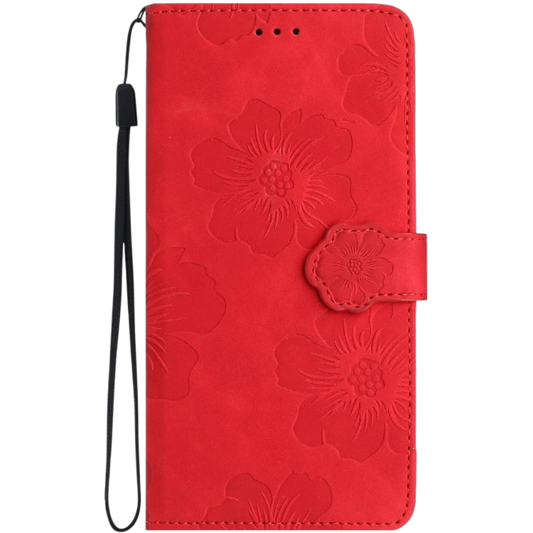 Preklopna torbica "cvet" za Google Pixel 6A, rdeča – Infostyle – Rdeča