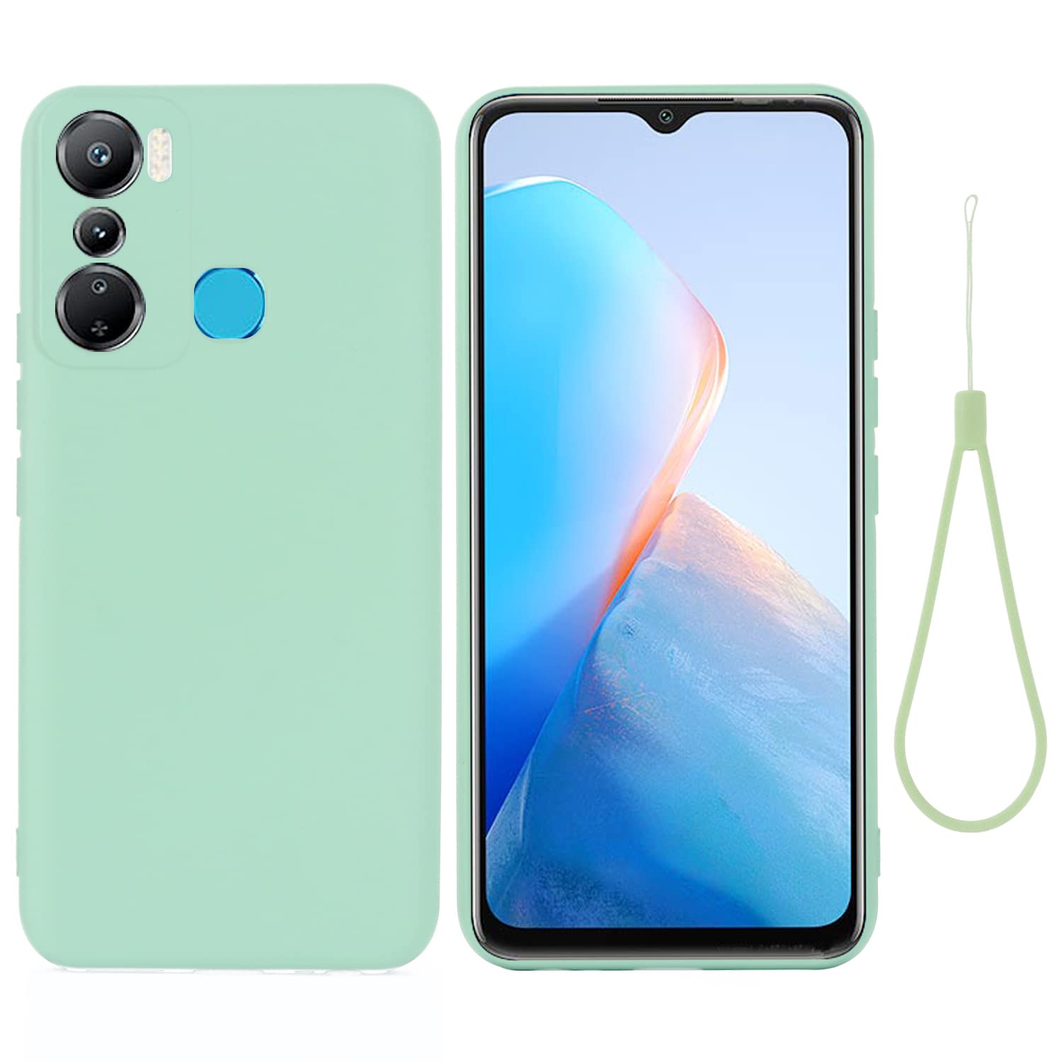 Silikonski-ovitek-Liquid-trak-Infinix-Hot-20-Play-zelena