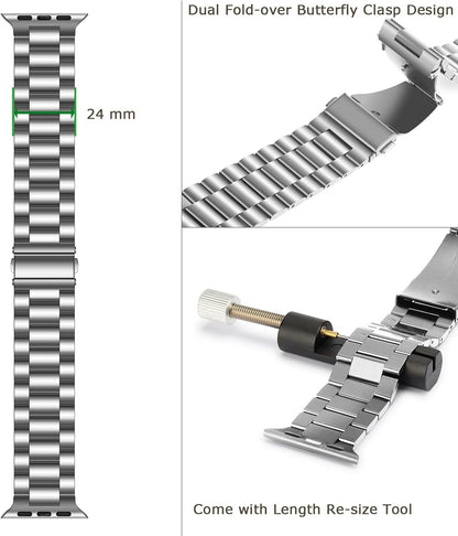 Pašček za uro "Tasikar Metal" Apple Watch 42mm (Series 10) 41mm 40mm 38mm – Infostyle