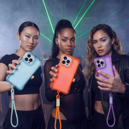 Ovitek Safepop s paščkom za iPhone 16e / 17e modra