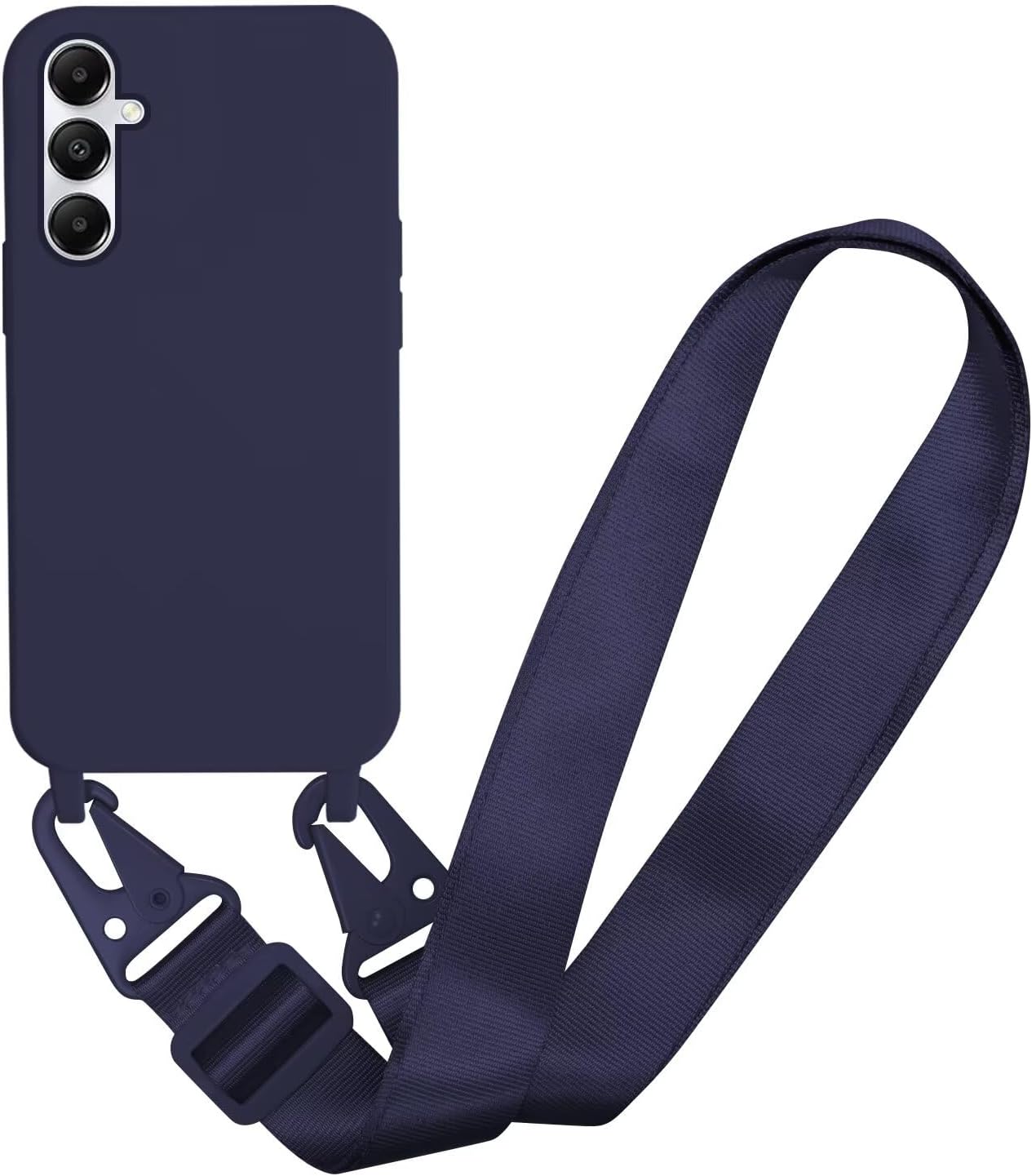 Silikonska maska BigCousin za Samsung Note 10 Plus – s vezicom, plava