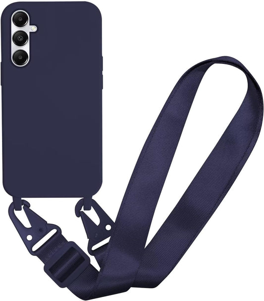 Silikonska maska BigCousin za Samsung Note 10 Plus – s vezicom, plava