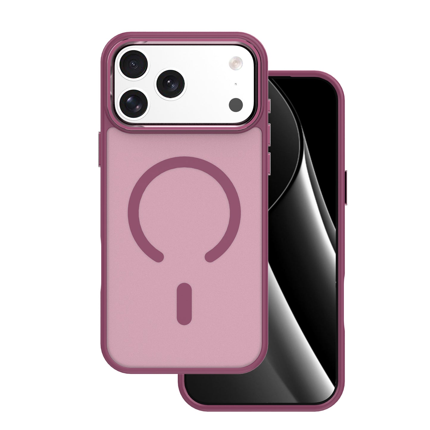 Ovitek za iPhone 17 Pro Max / 18 Pro Max – Frozen MagSafe, rdeč