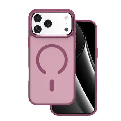 Ovitek za iPhone 17 Pro Max / 18 Pro Max – Frozen MagSafe, rdeč