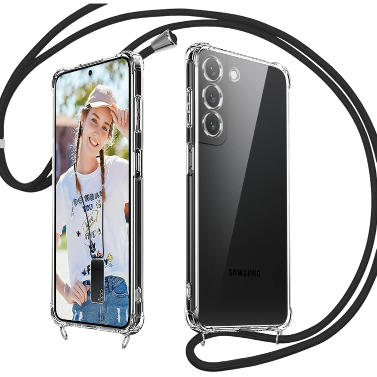 Ovitek za telefon "Rosyhulle" z vrvico za Samsung Galaxy S20 FE 5G – Infostyle – Črna / TPU silikon