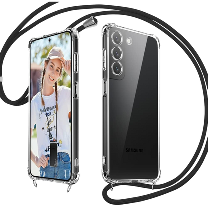Ovitek za telefon "Rosyhulle" z vrvico za Samsung Galaxy S20 FE 5G – Infostyle – Črna / TPU silikon