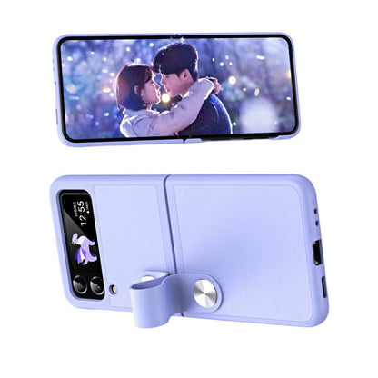 Ovitek z vrvico za telefon Samsung Galaxy Z Flip 3 5G / Flip 4, roza – ANFAIRLACE