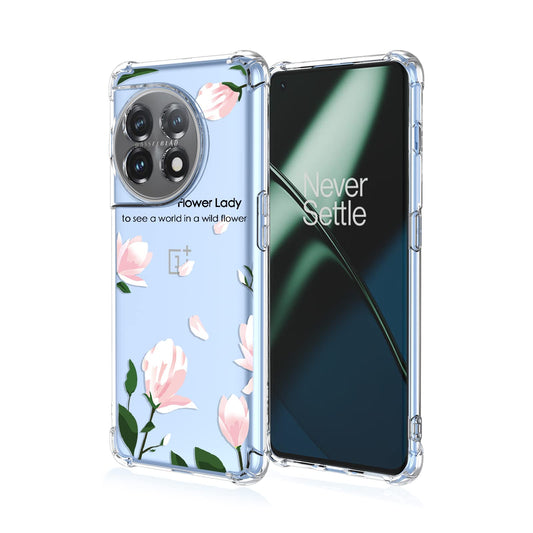 Silikonska maska Flower Lady za OnePlus 11 5G