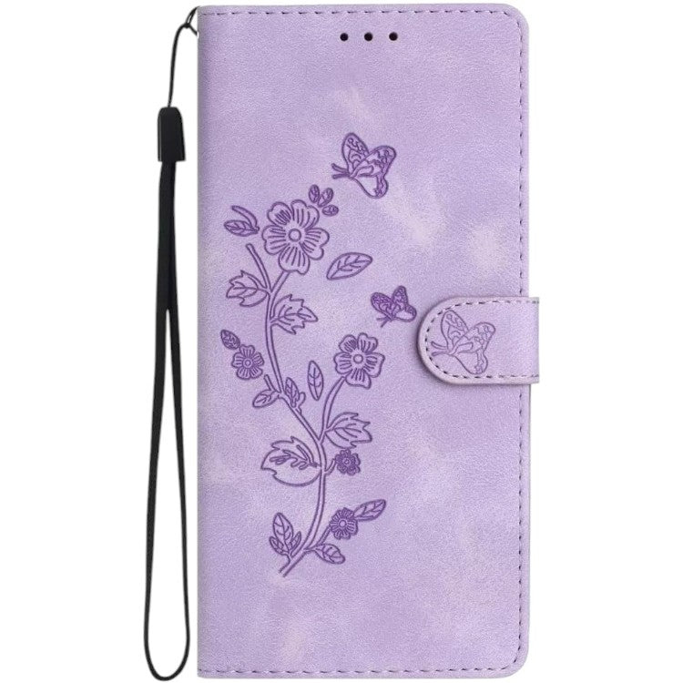 Preklopna torbica za telefon ''Butterfly'' Samsung Galaxy A53, vijolična – Infostyle