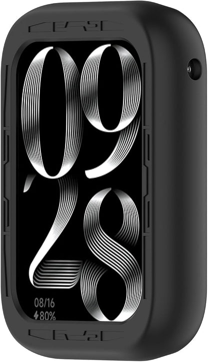 LOKEKE zaščitni ovitek za Xiaomi Band 8 Pro - Silikonska zaščita črna
