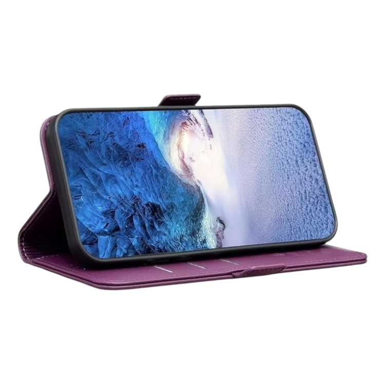 Preklopna torbica za Motorola Moto E13, vijolična – Yiscase