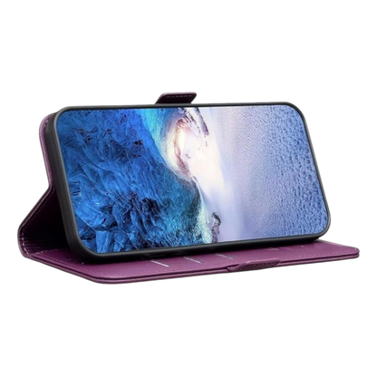 Preklopna torbica za Motorola Moto E13, vijolična – Yiscase