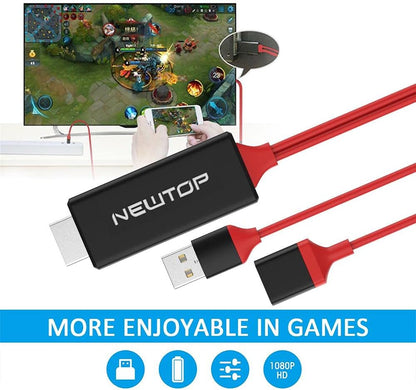 NEWTOP HM05 HDMI zrcalni adapter TV/Monitor/Projektor – Full HD 1080p, USB, MHL za iOS i Android