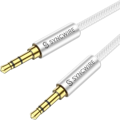 3.5 mm Jack v 3.5 mm Jack kabel, 1 m – Infostyle – Srebrna