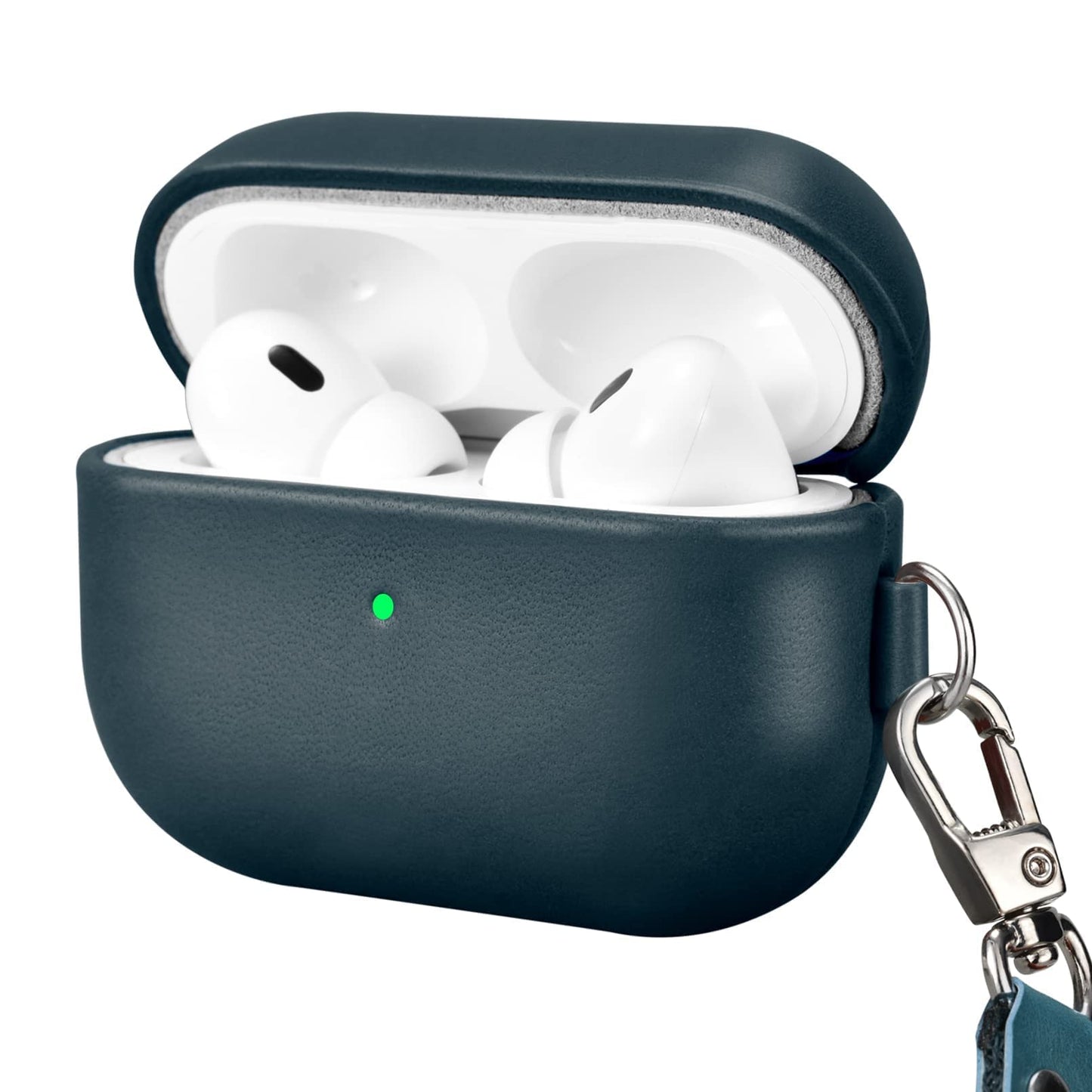 usnjen-ovitek-airpods-pro-2-temno-zelena