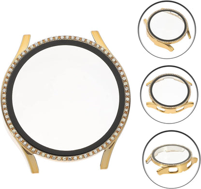Maska s cirkonima za Samsung Galaxy Watch 7 44mm – zlatna