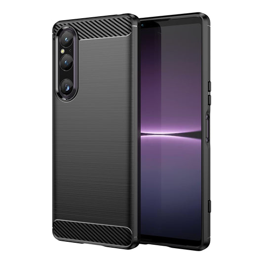 Karbonska maska za Sony Xperia 1 V – crna