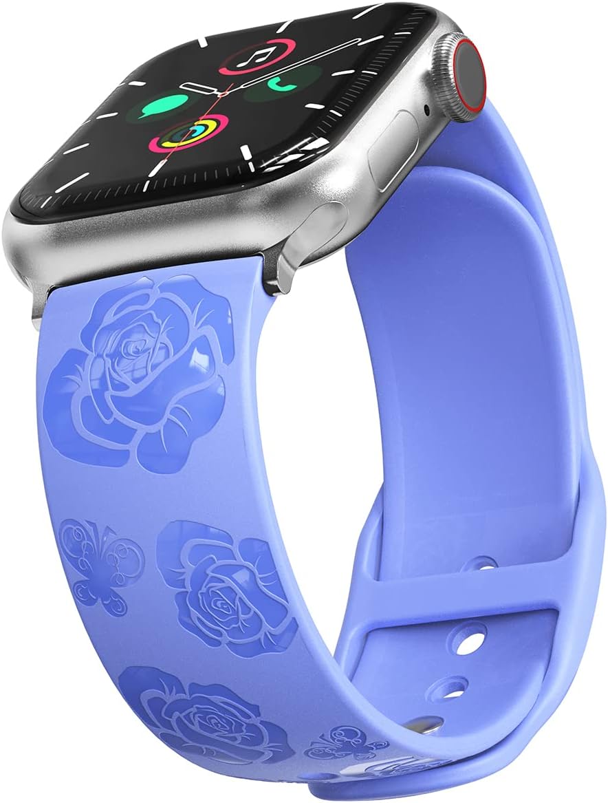 HALLEAST remen "Cvijeće" za Apple Watch 38/40/41 mm – plava