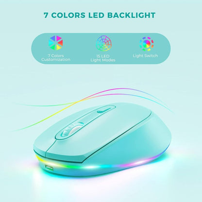 Brezžična miška z LED lučkami "Seenda" – Infostyle