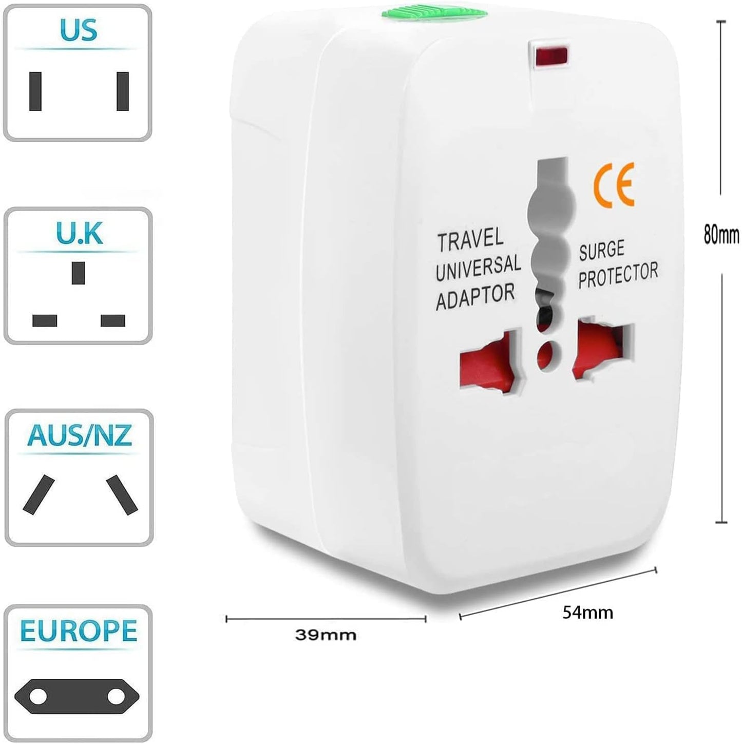Univerzalni potovalni adapter (UK, EU, AU) – Infostyle