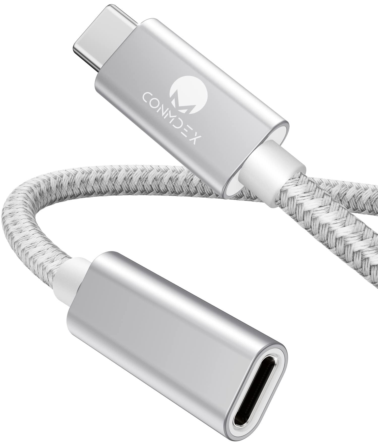 usb-c-podaljsek-conmdex-moski-zenski-siva