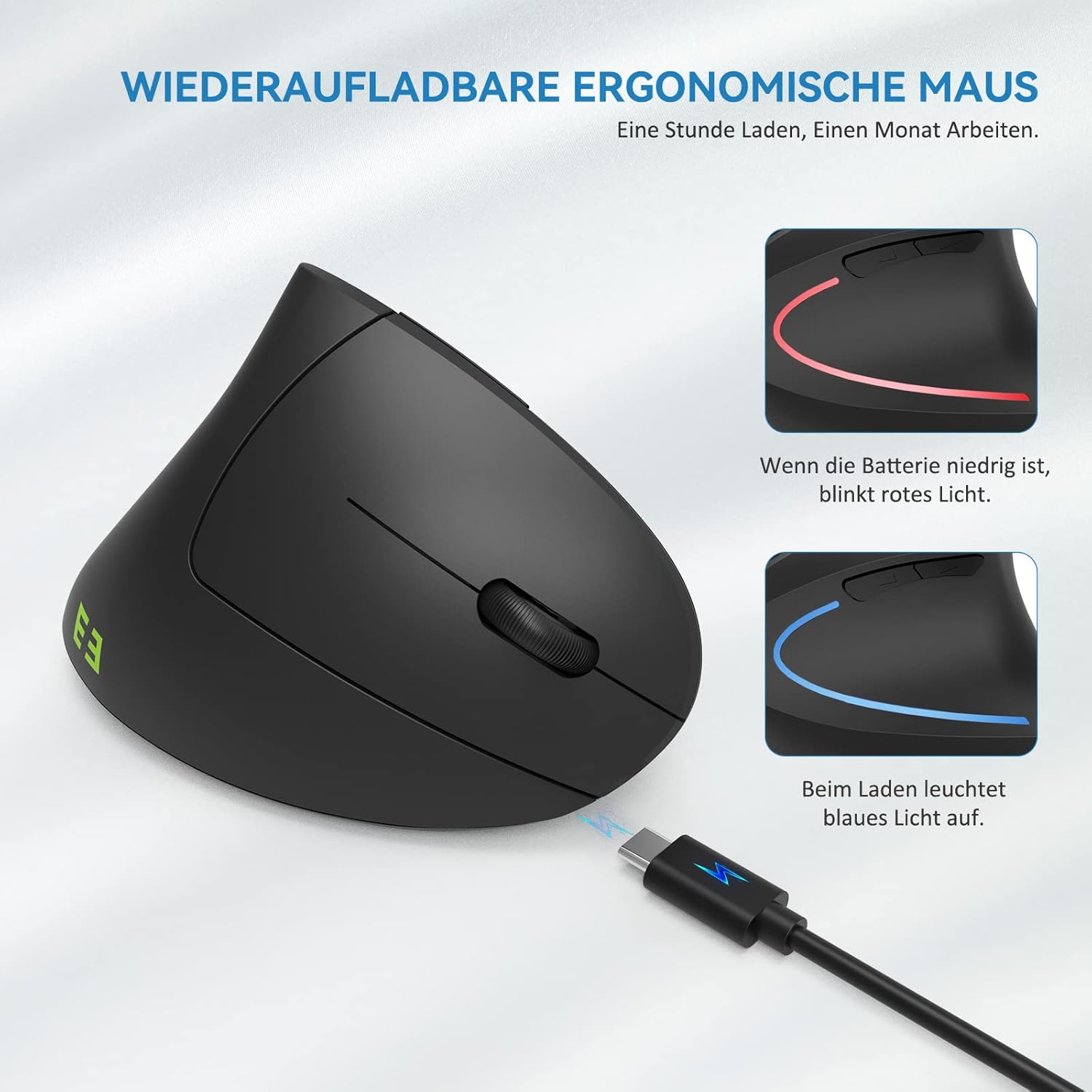 Računalniška ''Seenda'' brezžična 2.4G in dvojna Bluetooth 4.0 miška za do 3 naprave