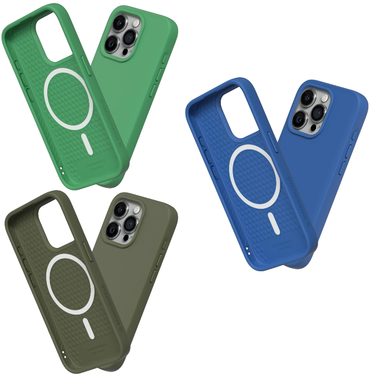 Ovitek "Rhinoshield MagSafe" za iPhone 15 Pro Max – Zelena / TPU silikon