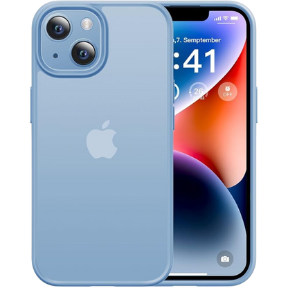 Ovitek "Matt" za iPhone 15, modra – CASEKOO