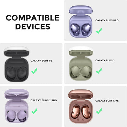 Zaštitna maskica za Samsung Galaxy Buds (Live/Pro/Buds2) – TPU + karabiner