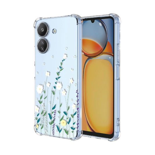 Ovitek za telefon "Bele Rožice" Xiaomi Poco C65/Redmi 13C – Infostyle