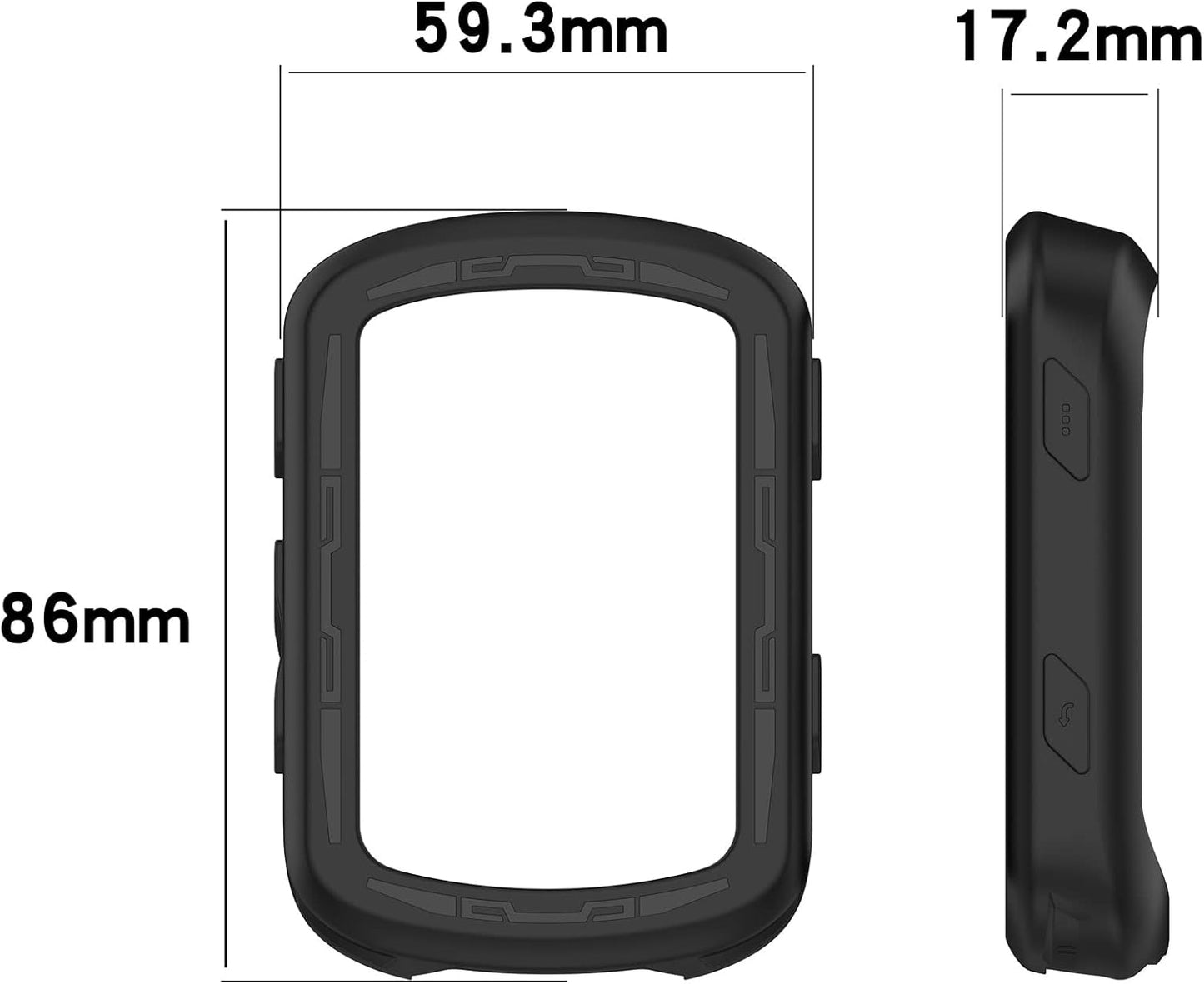Zaščitni ovitek za Garmin Edge 840 / 540 moder | TPU zaščita za kolesarski računalnik