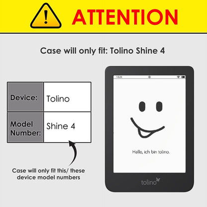 Forefront Cases futrola za Tolino Shine 4 (2022) 6" – ljubičasta