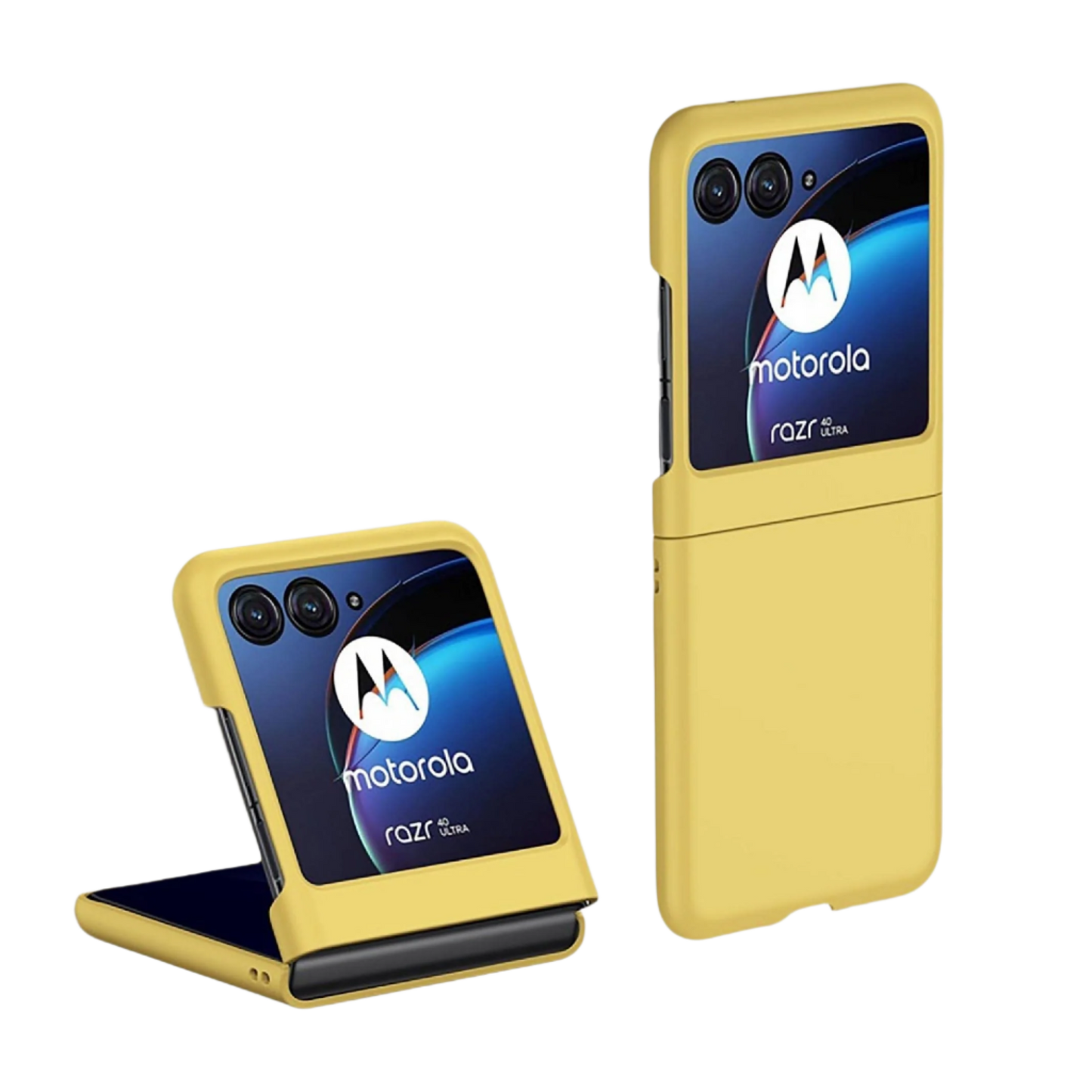 Ovitek za telefon "GIOPUEY" Motorola Razr 40 Ultra – Infostyle – Rumena
