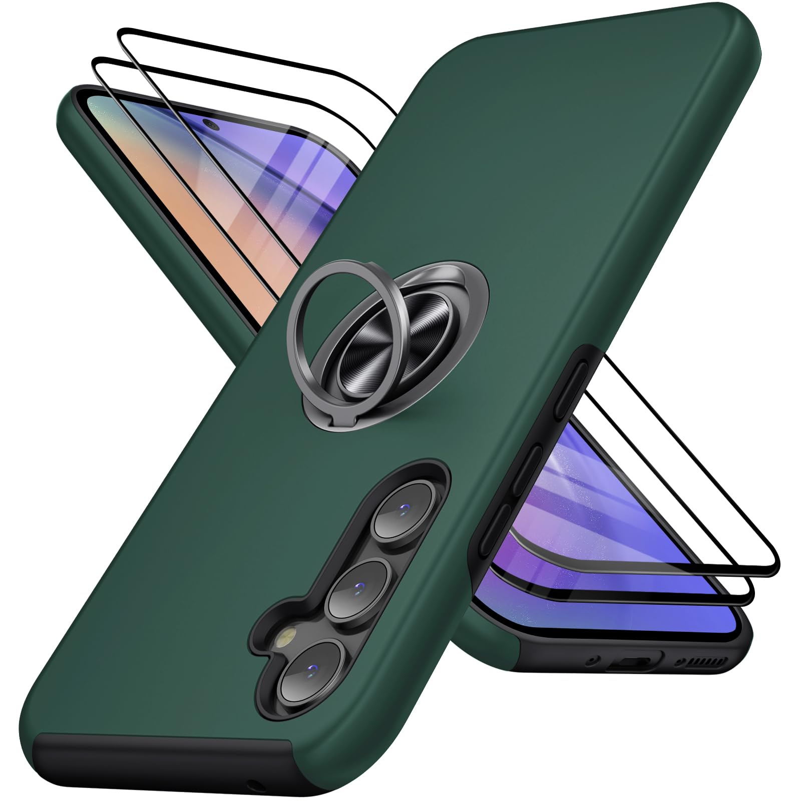 ovitek-jame-samsung-galaxy-a54-5g-2-zascitni-stekli-temno-zelena