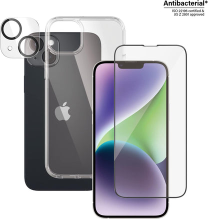 PanzerGlass™ 3-u-1 zaštitni paket za iPhone 14 Plus – Kaljeno staklo + kamera + maska
