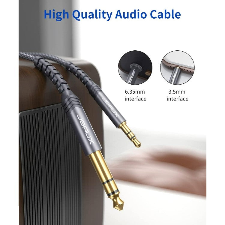 3.5 mm Jack v 6.35 mm Jack kabel, 3 m – JSAUX