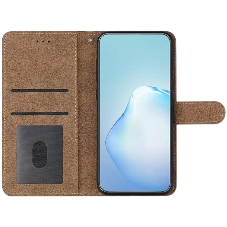 Preklopna torbica "stitched" za Google Pixel 7A, črna – Infostyle
