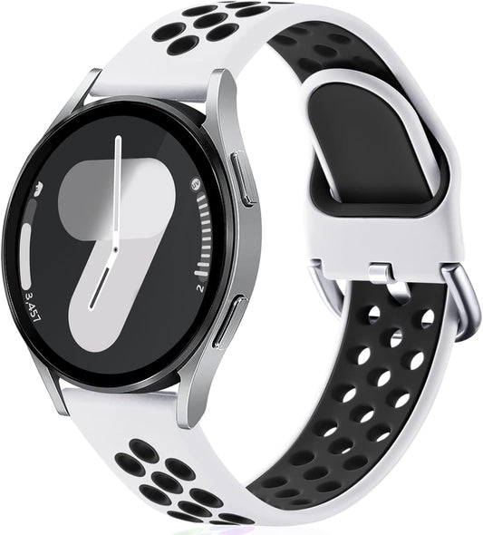 Upeak sportski silikonski remen za Samsung Galaxy Watch 7/6/5/4/Watch 5 Pro/Watch 6 Classic – prozračan i udoban