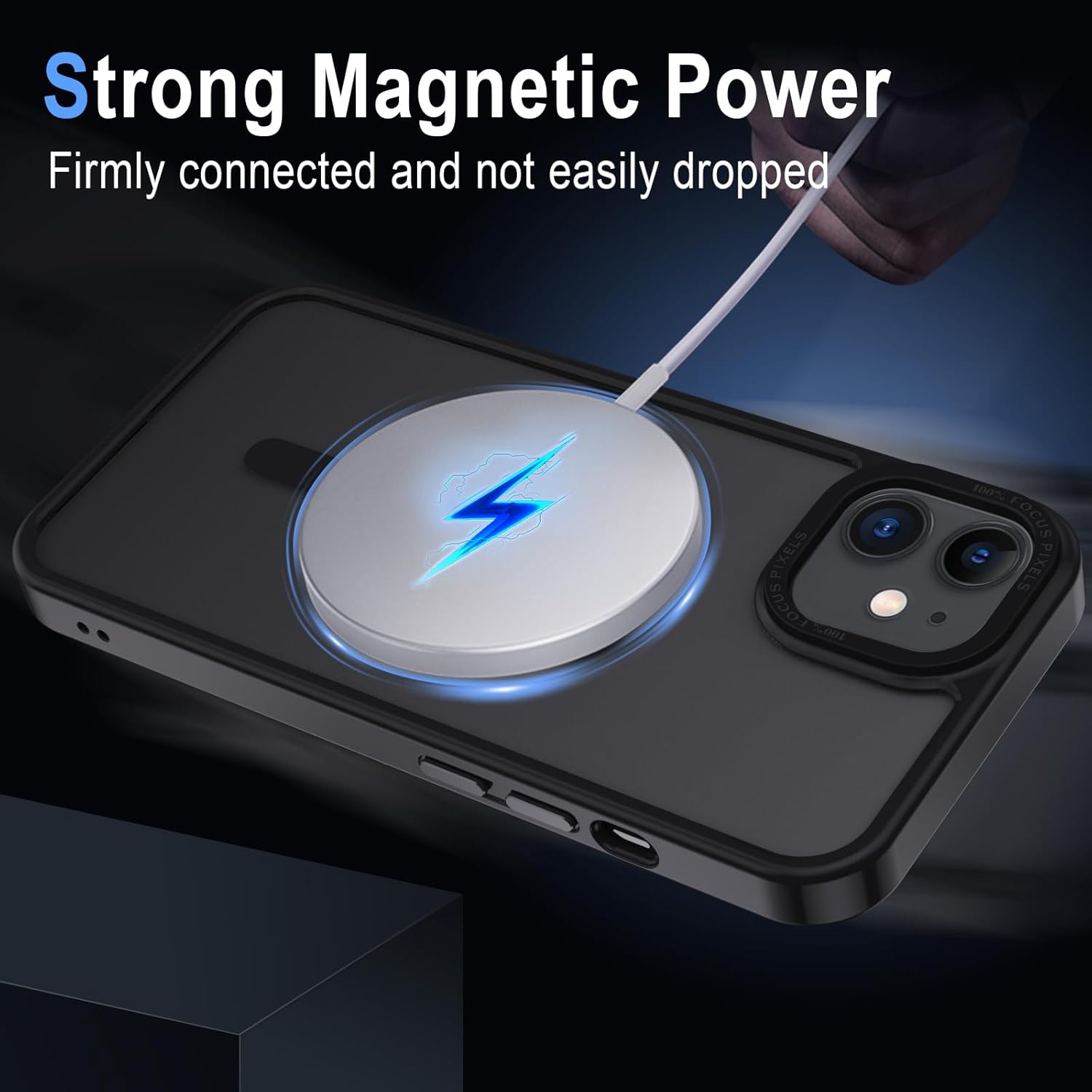 Ovitek za telefon ''Magnetic'' iPhone 11, črna – Infostyle