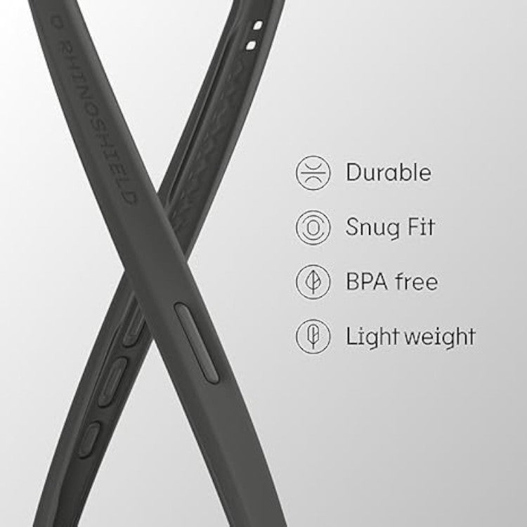 Ovitek za telefon "Rhinoshield CrashGuard" iPhone 15 Pro Max, črna
