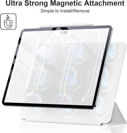 ZtotopCases futrola za iPad Pro 13 (2024) – magnetska, ultratanka, stalak, automatsko spavanje/buđenje, be