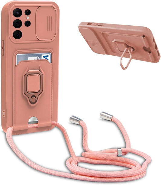 Bigcousin maskica s vezicom za Xiaomi Poco M3 / Redmi 9T / Redmi 9 Power / Redmi Note 9 – roza