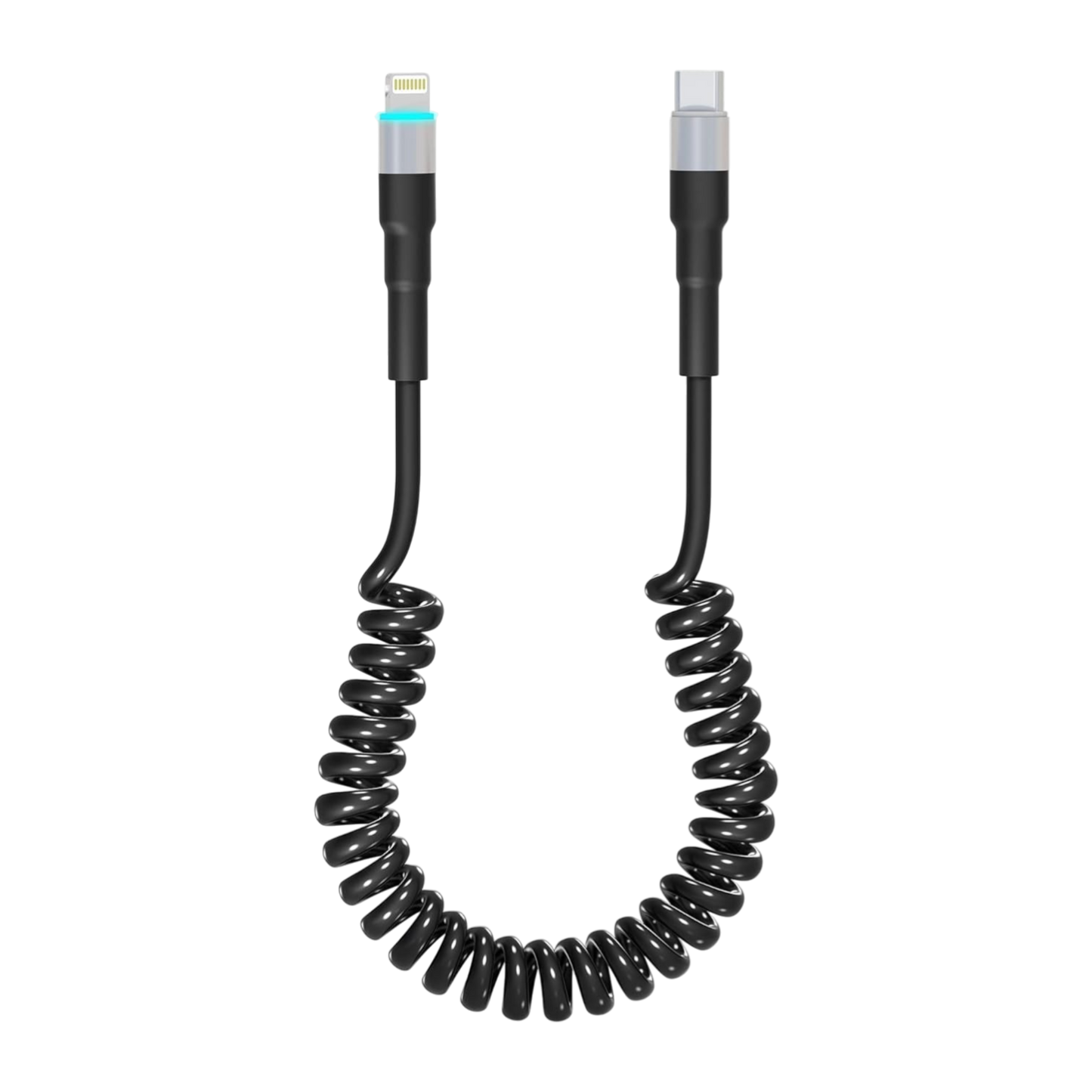 Polnilni in podatkovni kabel USB C v Lightning 0.4m, siva – Infostyle – Siva