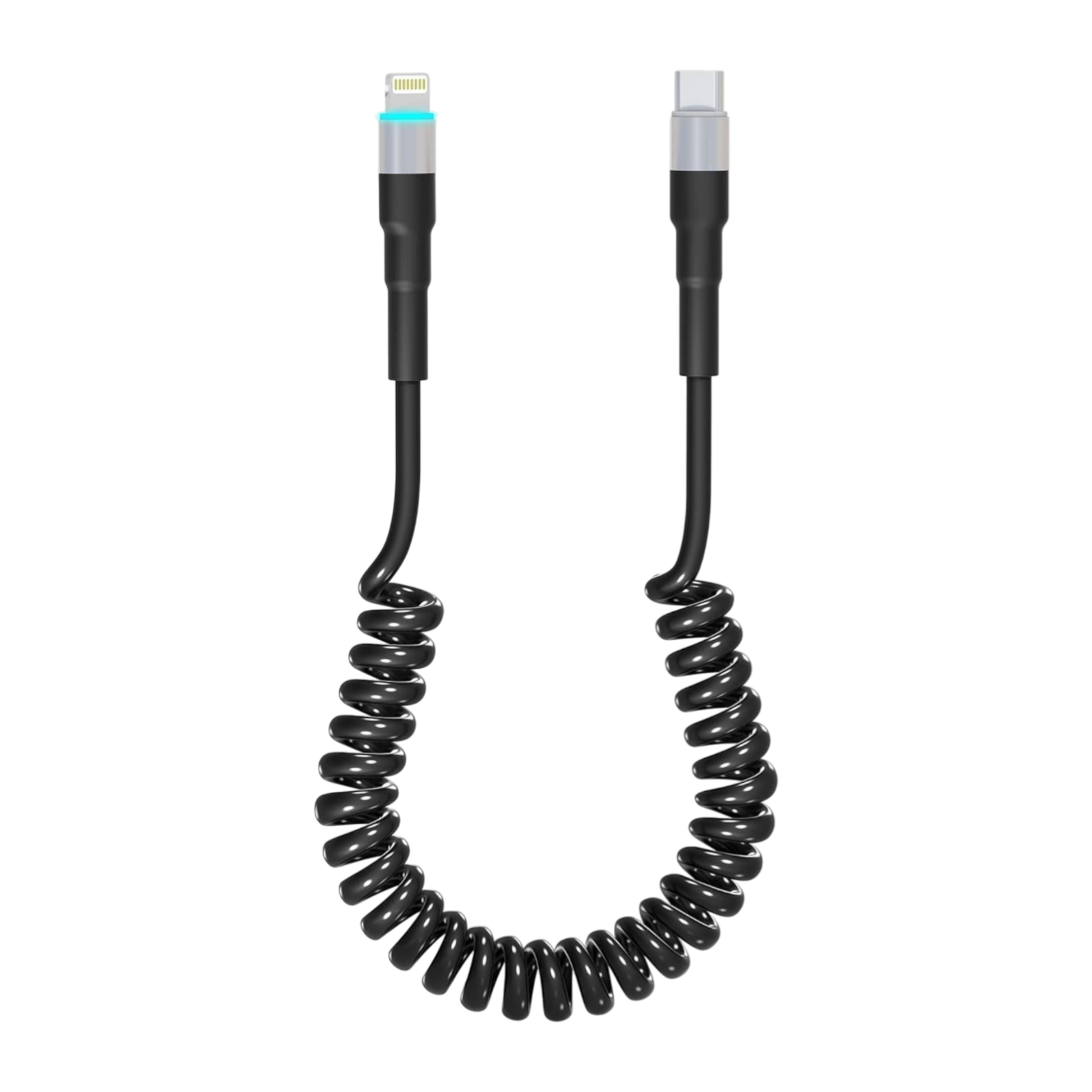 Polnilni in podatkovni kabel USB C v Lightning 0.4m, siva – Infostyle – Siva