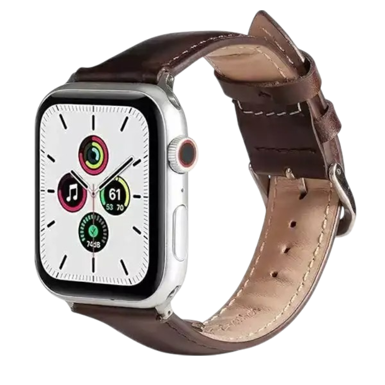 Pašček za Apple Watch 42/44/45 mm, rjava – Beline – Rjava